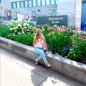 Lily Pulitzer flower Jeans